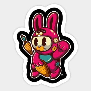 lucky bunny Sticker